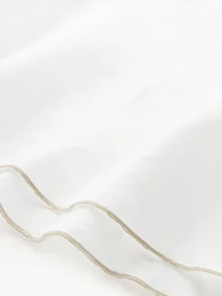 Westwing Collection Mantel redondo de lino con ribete Kennedy^ Manteles|Manteles