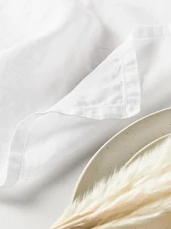 Westwing Collection Manteles individuales de lino con vainica Larissa, 2 uds.