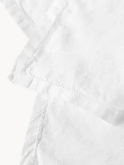 Westwing Collection Manteles individuales de lino con vainica Larissa, 2 uds.