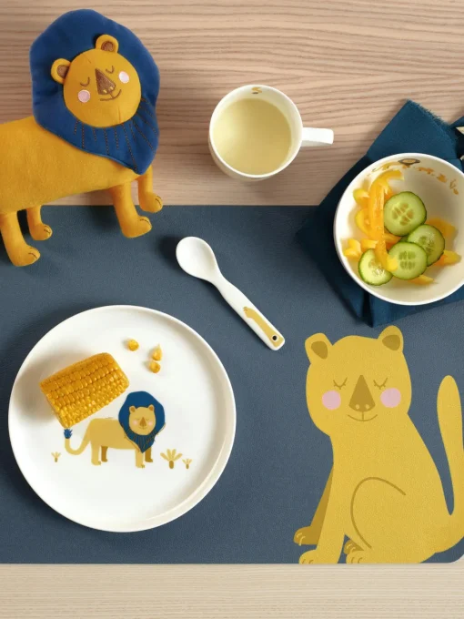 ASA Selection Manteles individuales Leo Leo Löwe, 2 uds.^Niños Manteles Individuales Y Baberos|Decoración Infantil