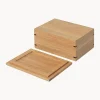 Ferm Living Mantequera de madera de roble Bon^ Mantequilleras|Vajillas Completas