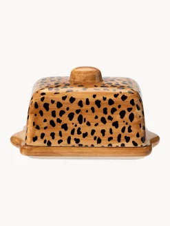 Anna + Nina Mantequera pintada a mano Leopard