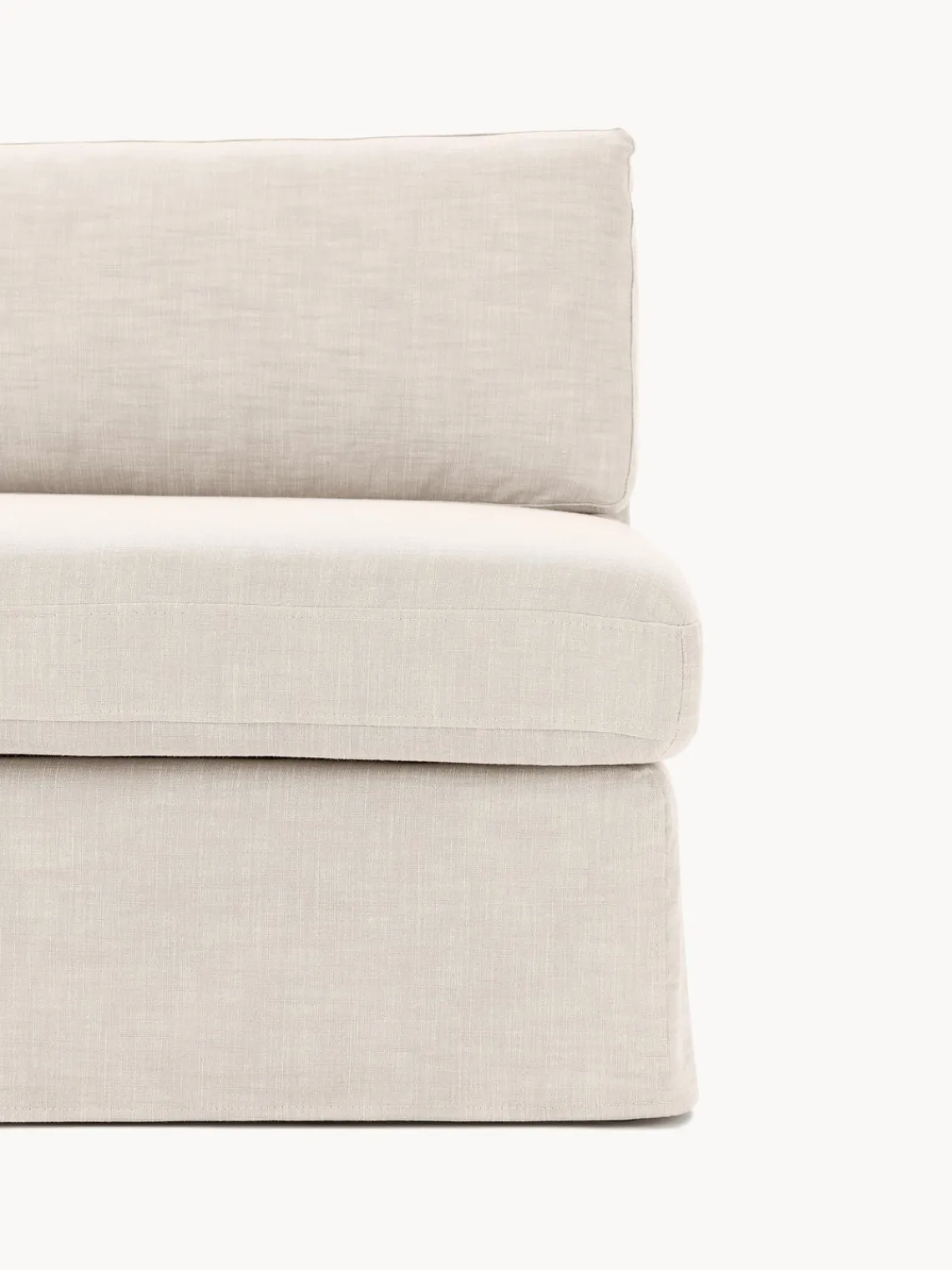 Westwing Collection Módulo central con tapizado desenfundable Russell^ Sofás