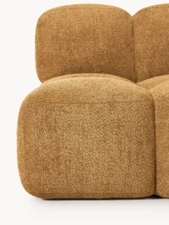 Westwing Collection Módulo central de borreguillo bouclé Tayla