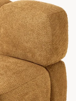 Westwing Collection Módulo central de borreguillo bouclé Tayla