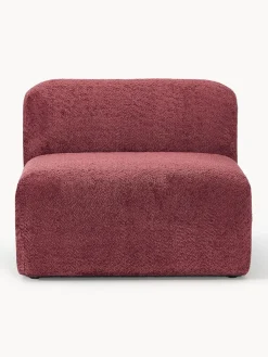 Westwing Collection Módulo central de borreguillo bouclé Wolke