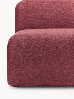 Westwing Collection Módulo central de borreguillo bouclé Wolke