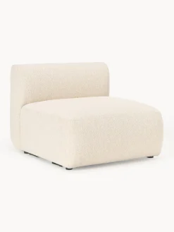 Westwing Collection Módulo central en tejido bouclé Sofia