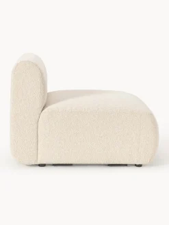 Westwing Collection Módulo central en tejido bouclé Sofia