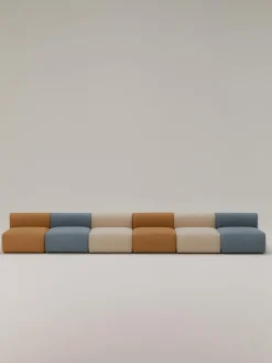 Westwing Collection Módulo central en tejido bouclé Sofia