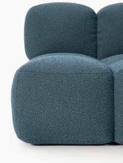 Westwing Collection Módulo central en tejido bouclé Tayla