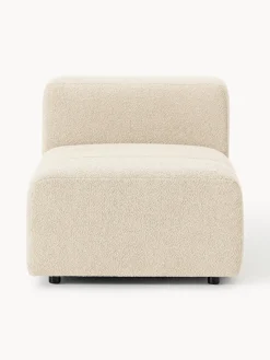 Westwing Collection Módulo central en tejido bouclé Lena