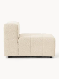 Westwing Collection Módulo central en tejido bouclé Lena