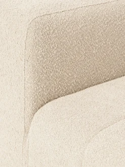 Westwing Collection Módulo central en tejido bouclé Lena