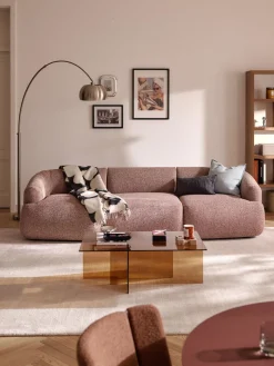 Westwing Collection Módulo central en tejido bouclé Sofia^ Sofás