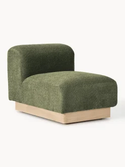 Westwing Collection Módulo central sofá de borreguillo bouclé Natalie^ Sofás