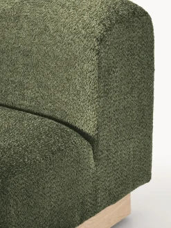 Westwing Collection Módulo central sofá de borreguillo bouclé Natalie^ Sofás