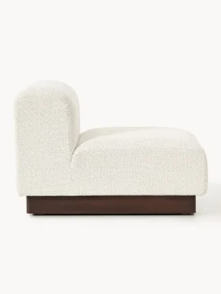 Westwing Collection Módulo central sofá de borreguillo bouclé Natalie