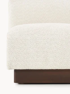 Westwing Collection Módulo central sofá de borreguillo bouclé Natalie