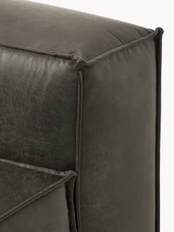 Westwing Collection Módulo central sofá de cuero reciclado Lennon^ Sofás