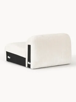 Westwing Collection Módulo de esquina de borreguillo bouclé Wolke