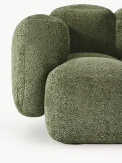 Westwing Collection Módulo de esquina de borreguillo bouclé Tayla^ Sofás