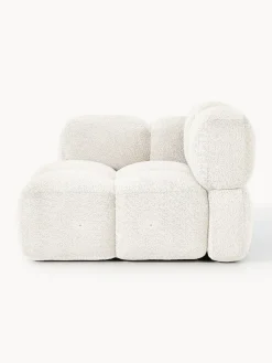Westwing Collection Módulo de esquina de borreguillo bouclé Tayla