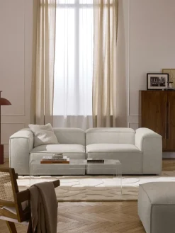 Westwing Collection Módulo de esquina de mezcla de lino Lennon