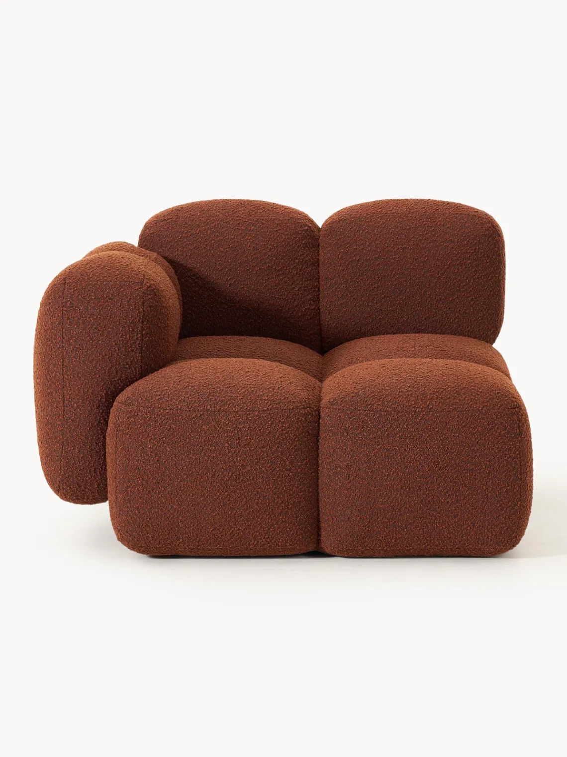 Westwing Collection Módulo de esquina en tejido bouclé Tayla^ Sofás