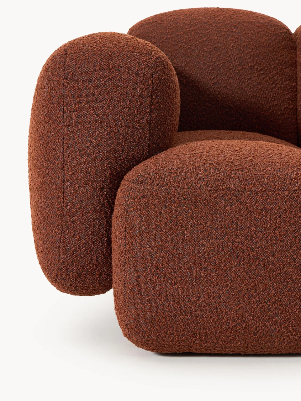 Westwing Collection Módulo de esquina en tejido bouclé Tayla^ Sofás