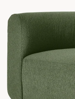 Westwing Collection Módulo de esquina redondo en tejido bouclé Sofia