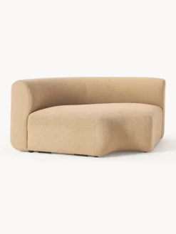 Westwing Collection Módulo de esquina redondo en tejido bouclé Sofia^ Sofás