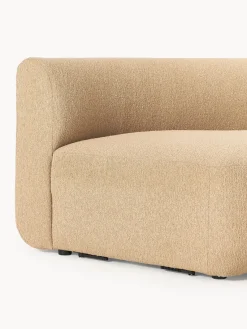 Westwing Collection Módulo de esquina redondo en tejido bouclé Sofia^ Sofás