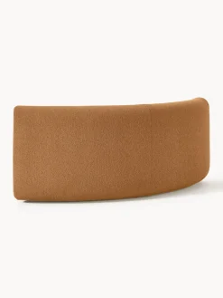 Westwing Collection Módulo de esquina redondo en tejido bouclé Sofia