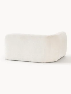 Westwing Collection Módulo de esquina redondo de borreguillo bouclé Wolke^ Sofás