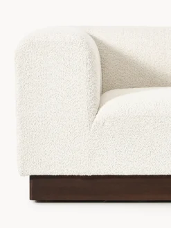 Westwing Collection Módulo de esquina sofá de borreguillo bouclé Natalie