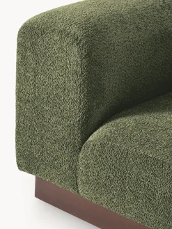 Westwing Collection Módulo de esquina sofá de borreguillo bouclé Natalie