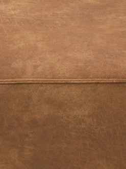 Westwing Collection Módulo de esquina sofá de cuero reciclado Lennon