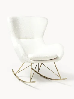 Westwing Collection Mecedora de borreguillo Wing