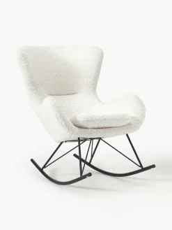 Westwing Collection Mecedora de borreguillo Wing