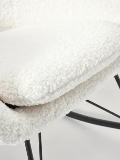 Westwing Collection Mecedora de borreguillo Wing