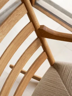 Carl Hansen & Søn Mecedora de madera de roble CH45