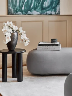 Westwing Collection Mesa auxiliar de madera de roble redonda Didi^ Mesas Auxiliares