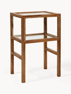 House Doctor Mesa auxiliar de madera de mango Montre