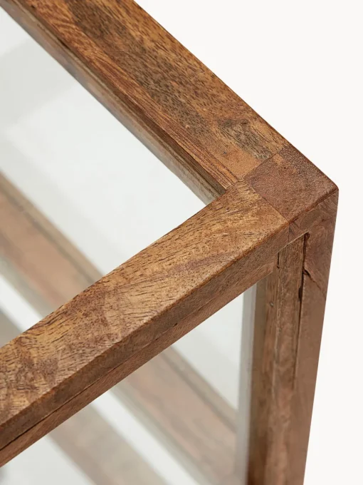 House Doctor Mesa auxiliar de madera de mango Montre