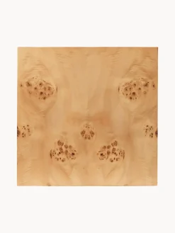 Ferm Living Mesa auxiliar de madera de nudo Burl Cube