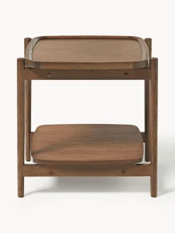 Westwing Collection Mesa auxiliar de madera Libby