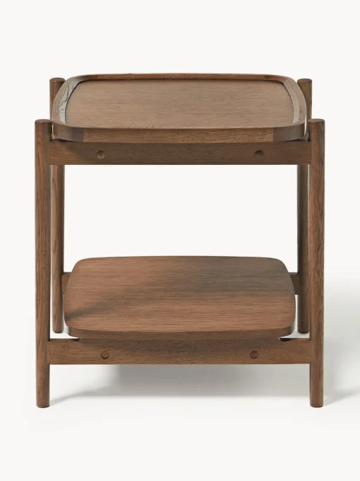 Westwing Collection Mesa auxiliar de madera Libby