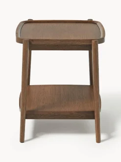 Westwing Collection Mesa auxiliar de madera Libby