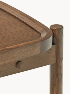 Westwing Collection Mesa auxiliar de madera Libby